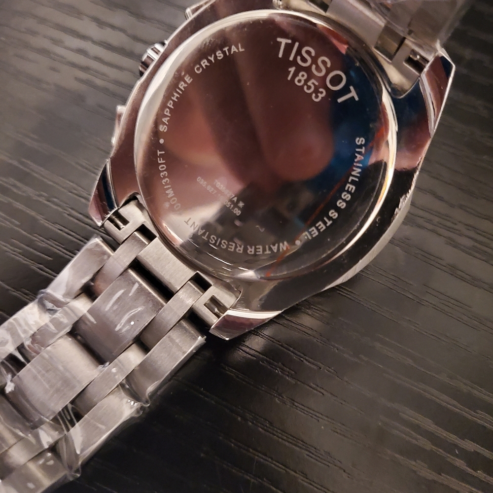 🔥NEW - Tissot Couturier Tachymeter Chronograph Quartz Men's Watch - Picture 3 of 4